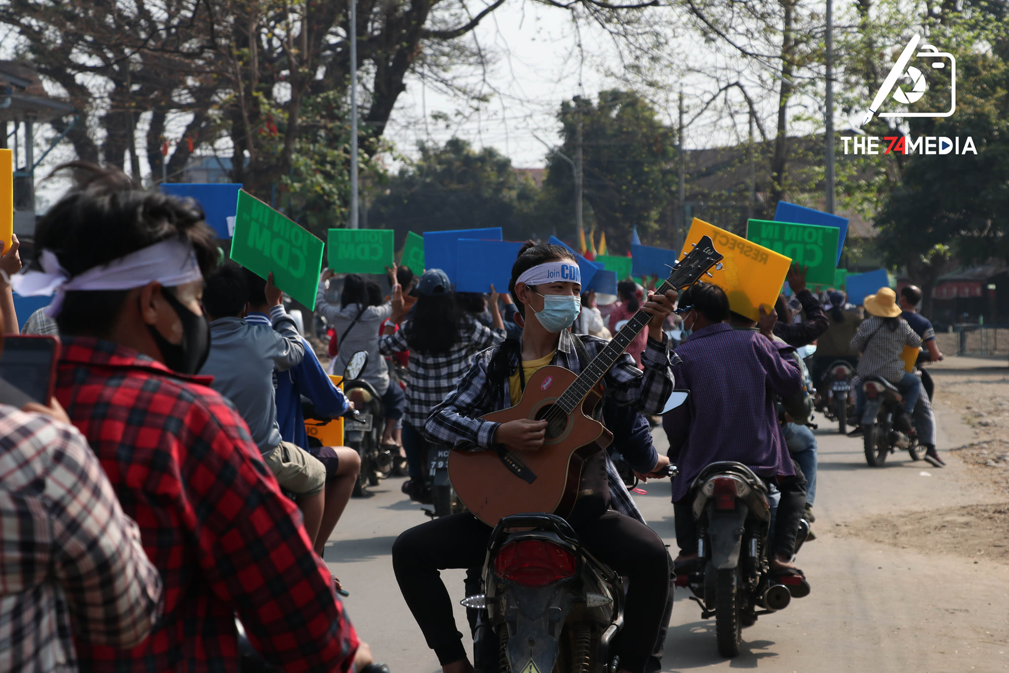 ဝိုင်းမော်မြို့ ဆိုင်ကယ်သပိတ်စစ်ကြောင်း