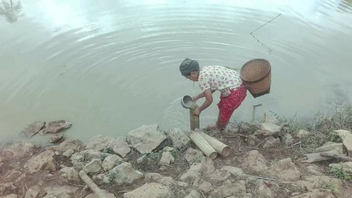 သောက်ရေကြောင့် ဒီးမောဆိုစစ်ရှောင်ပြည်သူများ ဝမ်းပျက်ဝမ်းလျှောဖြစ်နေ