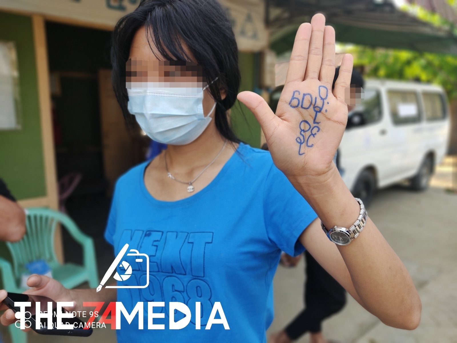 ယနေ့ နမ္မတီးဒေသခံတို့၏ စစ်အာဏာရှင်စနစ် ဆန့်ကျင်သည့် Blue Shirt ကမ်ပိန်