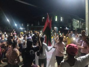 မိုးကောင်းမြို့ ရပ်ကွက် အချို့တွင် ပြောက်ကျားသပိတ် အောင်မြင်စွာပြုလုပ်နိုင်ခဲ့