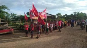 ဖားကန့်မြို့နယ် ဟောင်ပါးအုပ်စု ဟွေဆိုင်ကျေးရွာမှ စစ်အာဏာရှင်စနစ် ဆန့်ကျင်ရေး သပိတ်