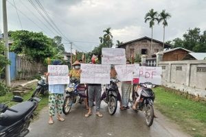 မိုးကောင်း‌မြို့၏ စစ်အာဏာရှင် စနစ် ဆန့်ကျင်ရေး ပြောက်ကျားသပိတ်