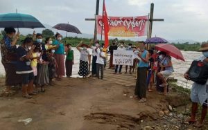 ားကန့်မြို့နယ် ဟောင်ပါးအုပ်စု ဟွေဆိုင်ကျေးရွာ​၏ စစ်အာဏာရှင်စနစ် ဆန့်ကျင်ရေးသပိတ်