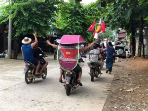 ဖားကန့်မြို့နယ် ဆိပ်မူ(ဆိုင်းတောင်) ကျေးရွာအုပ်စု၏ စစ်အာဏာရှင်စနစ် ဆန့်ကျင်ရေး ဆိုင်ကယ်သပိတ်