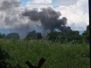 ဂန့်ဂေါမြို့နယ်အတွင်းရှိ နေအိမ်အချို့ကို စစ်ကောင်စီတပ်ဖွဲ့ဝင်များ မီးရှို့ဖျက်ဆီ